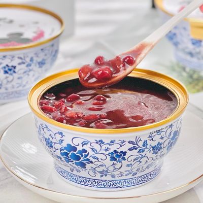 comprar Postre herbal de pasta de frijol rojo y cáscara de naranja china, postres herbales chinos, postres instantáneos bajos en azúcar a base de plantas Fabricación en línea