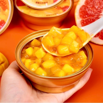 comprar Mango Pomelo Sago Postre Prepara para comer Dulces asiáticos Frutas tropicales Postre de Hong Kong Postre Leche de coco Sago Fabricación en línea