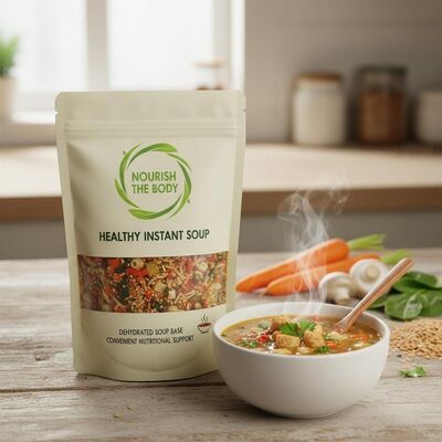 comprar Sopa instantánea calificada por la FDA con ricas vitaminas y minerales, esterilizada a 121 °C para una sopa deshidratada saludable Fabricación en línea