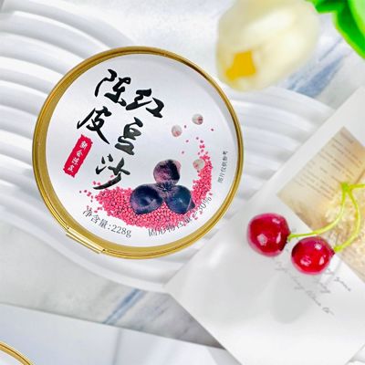 Buen precio 228g de sustituto de la comida baja en azúcar Chenpi Pasta de frijoles rojos Postre en línea