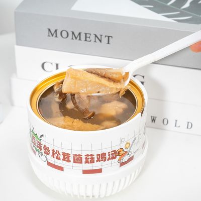 Buen precio Sopa de pollo funcional con ginseng y hongos silvestres limpio reconfortante listo para comer caldo de hierbas nutritivo para fortalecer el bienestar en línea