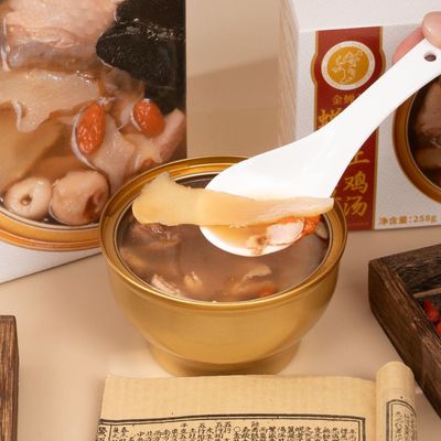 Buen precio Sopa de pollo de harbal instantánea mejora la inmunidad ayuda al sueño nutrición familiar suplementos para la salud del hígado en línea