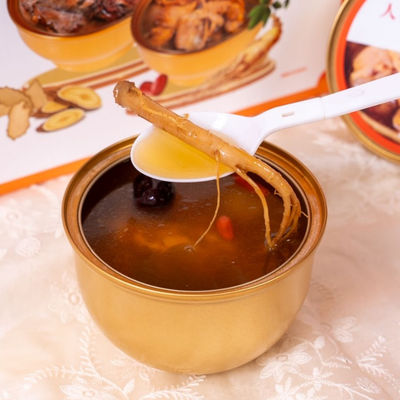 Buen precio Suplemento nutricional OEM Sopa Ginseng Sopa medicinal Mejora la inmunidad Sopa de pollo instantánea nutritiva en línea