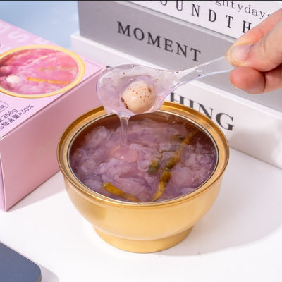 Buen precio Mejorar la inmunidad Dendrobium y Tremella Postre Alimentos orgánicos frescos Después de la comida Postres ligeros Desayunos Desayuno Reemplazo de comida ligera en línea