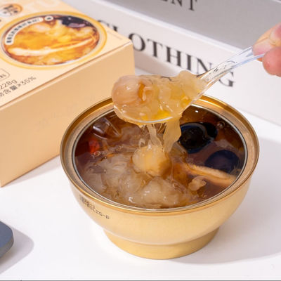 Buen precio Ginseng fresco cocido con hongos blancos llenos de coloides mejora el sueño fortalece tu cuerpo suplementos nutricionales para los ancianos en línea