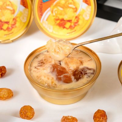 Buen precio Goma de melocotón Mango Pomelo Postre Bebida 168g Jelly de hierbas a base de plantas Apoya la hidratación de la piel Nutritivo Listo para comer Bajo en azúcar Alimentos de belleza funcionales en línea