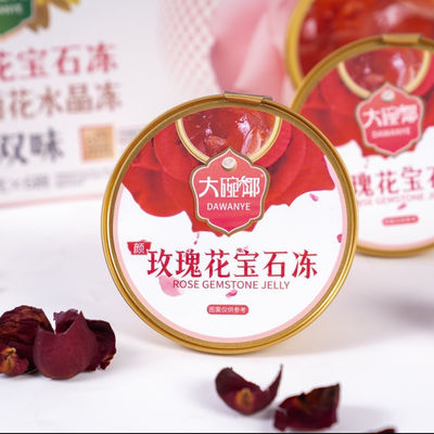 Buen precio Rose Herbal Jelly Dessert 168g listo para comer comidas funcionales con jugo de granada y agua Castaña apoya la salud diaria y la hidratación basada en plantas conveniente bocadillo nutritivo para el bienestar en línea