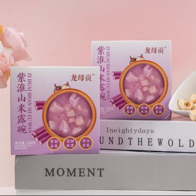 Buen precio Tazón de postre digestivo de camote morado con granos integrales y hierbas tradicionales chinas – A base de plantas y listo para comer en línea