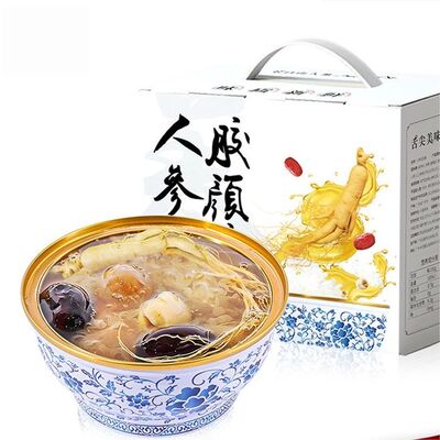 Buen precio Regalo Instantáneo Guisado Ginseng Doble Triple Colágeno Postre 168g en línea
