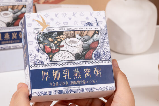 Buen precio 12 meses a temperatura ambiente Congee nutritivo instantáneo con sabor a coco, listo para servir, opción de comida saludable y práctica para la industria de servicios alimentarios en línea