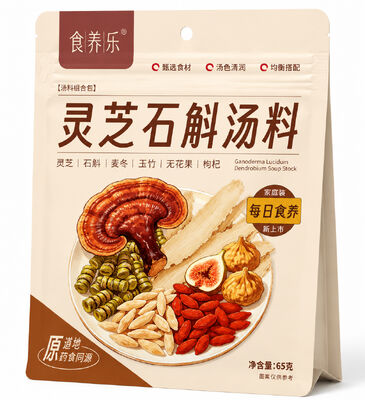Buen precio Premium Wild Reishi Mushroom & Dendrobium Vitality Nutritive Soup Blend: Sopa de hierbas nutritiva de 6 en 1 con ingredientes de homología medicinal geoauténtica, fórmula suave para aumentar la inmunidad en línea