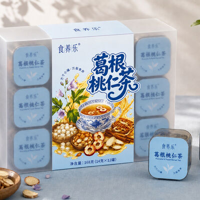 Buen precio FDA HALAL Circulation Support Tea  Kudzu & Peach Kernel Instant Herbal Blend en línea