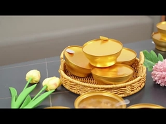 Postre de chicle de durazno